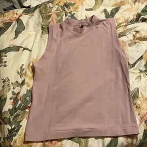 NEW SKIMS LIGHT PURPLE SLEEVELESS CROP TOP SIZE MEDIUM FITS MORE LIKE A SMALL